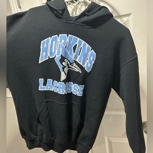 Men’s John Hopkins University Lacrosse Hoodie. Vintage Hoodie. Peak Condition